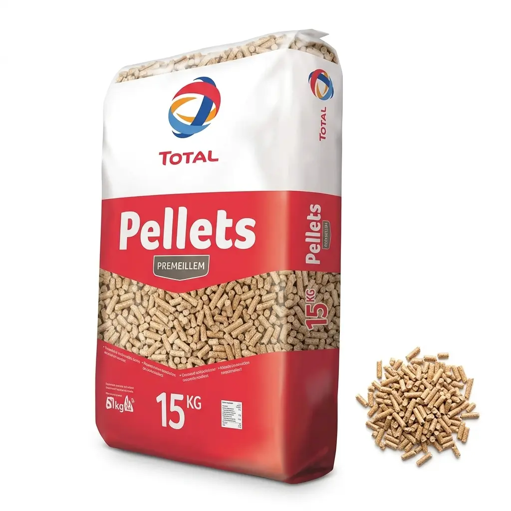 Palette de granulés Total Premium, 66 sacs de 15 kg
