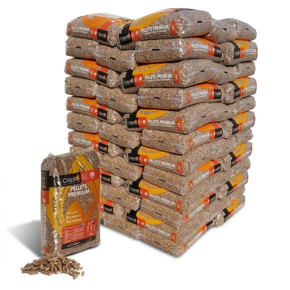 GranuleDepot — Granulés bois BADGER 1/2 Palette de 36 sacs de 15 kg Séchage Naturel